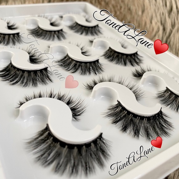 Sale Mink Eyelashes Lashes 8d Eyelashes - Picture 2 of 3